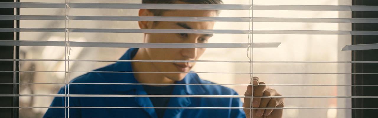 Reparación y sustitución de manivelas en una persiana en Viladecans